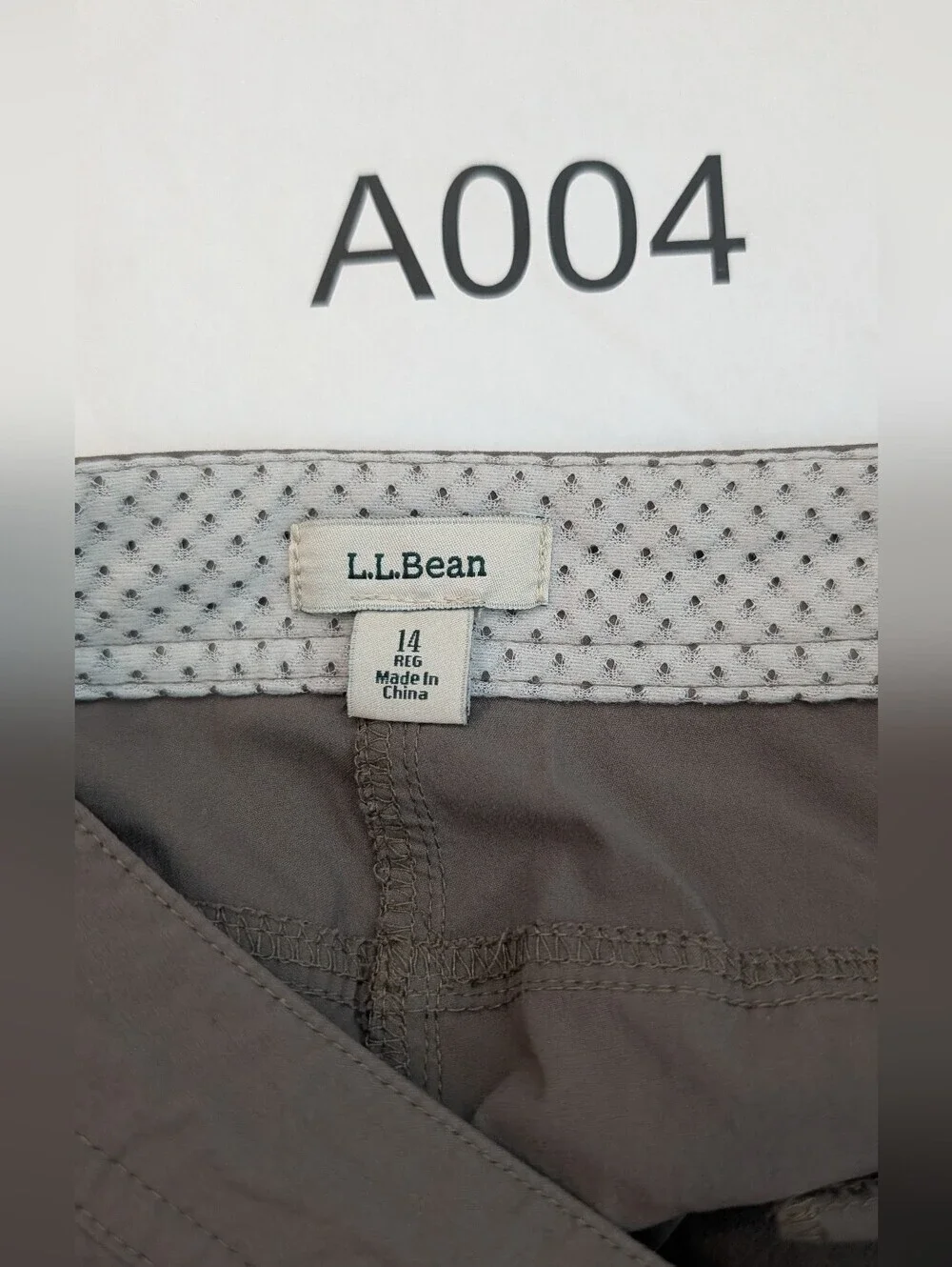 L.L. Bean Women's Gray Hiking Pants Sz 14